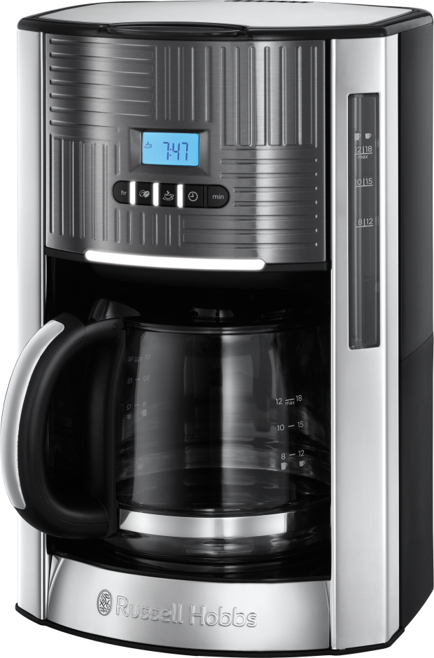 Geo Steel Kaffeemaschine. Foto Russell Hobbs