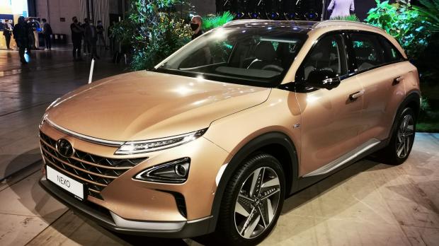 Hyundai Nexo: Elektroauto mit Brennstoffzellen-Technologie. Foto: ju