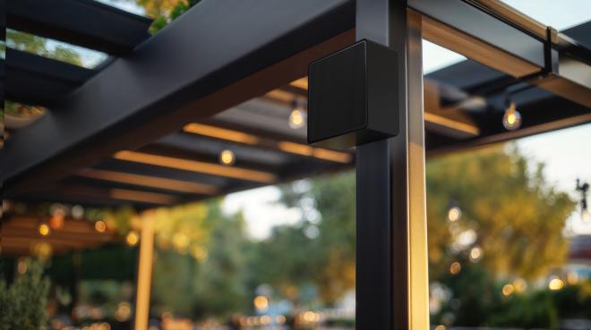 Metallabdeckung für Gartenlautsprecher