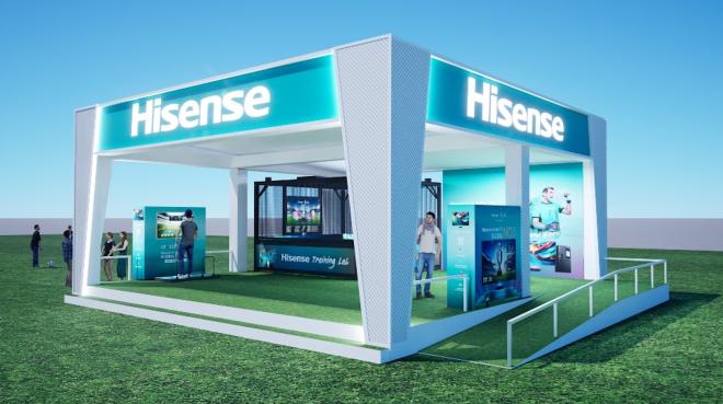 Hisense präsentiert sich in den offiziellen Uefa Fan-Zonen in den deutschen Spielstädten